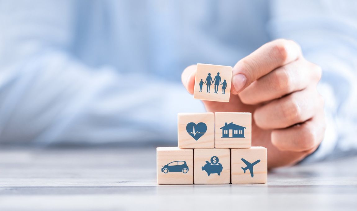 Life Insurance in a Wooden Cubes — Willimantic, CT — K.L. Smith Agency LLC