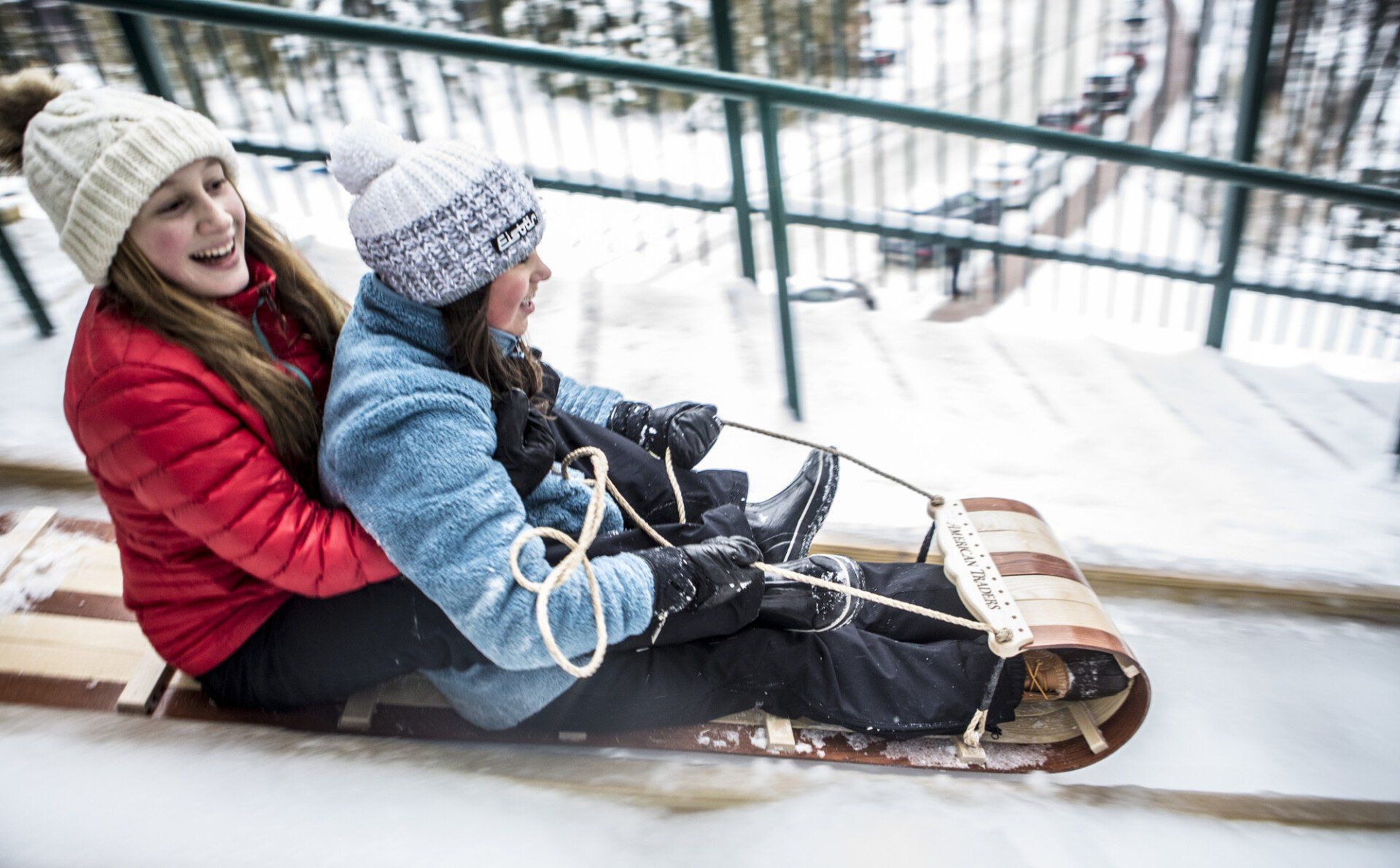 Toboggan in Lake Placid