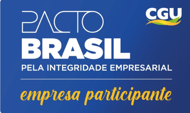 Selo Pacto Brasil pela Integridade Empresarial da CGU, empresa participante
