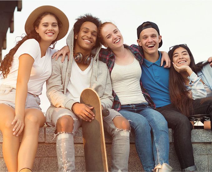 people smiling