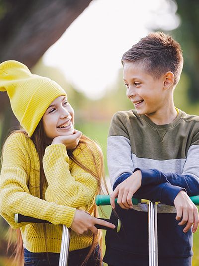 smiling children