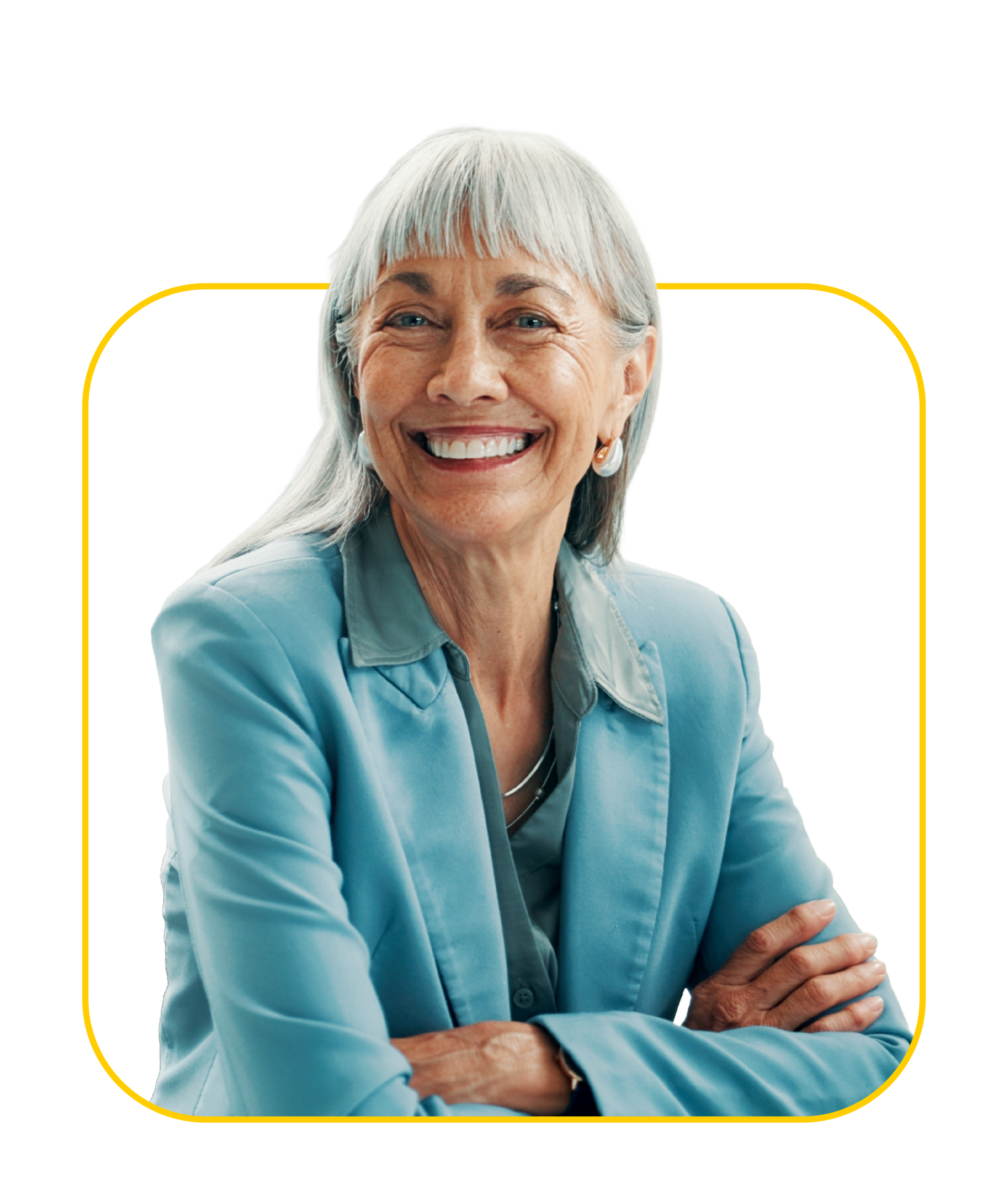 Woman cutout graphic