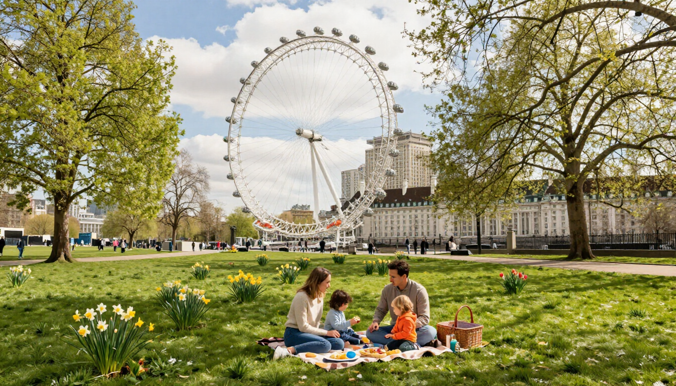 Picnic in London Park