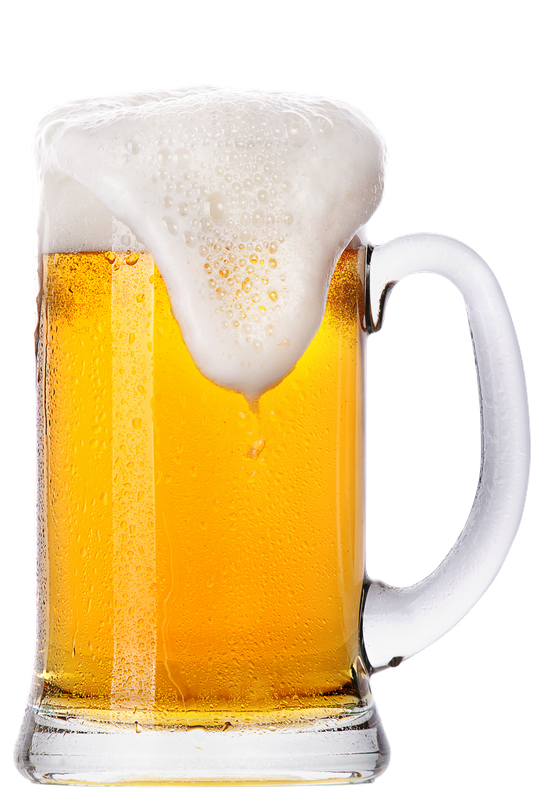 Glass mug of beer