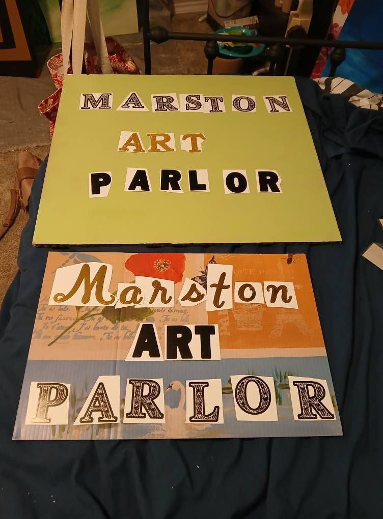 Two signs that read 