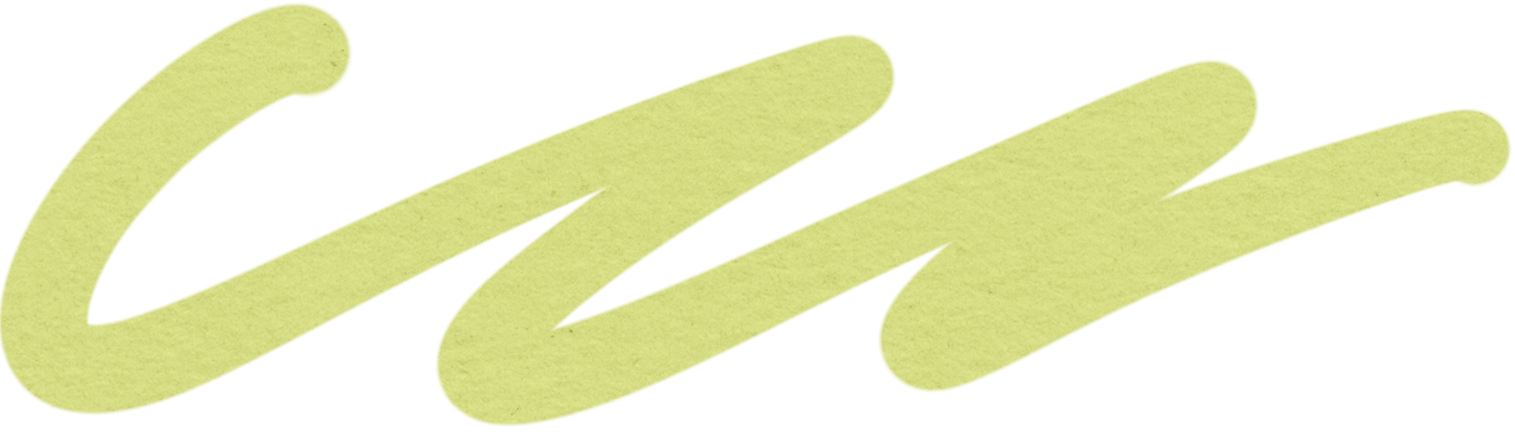 hand-drawn green squiggle icon in the style of cut paper (decorative)
