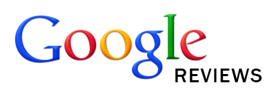 A google reviews logo on a white background