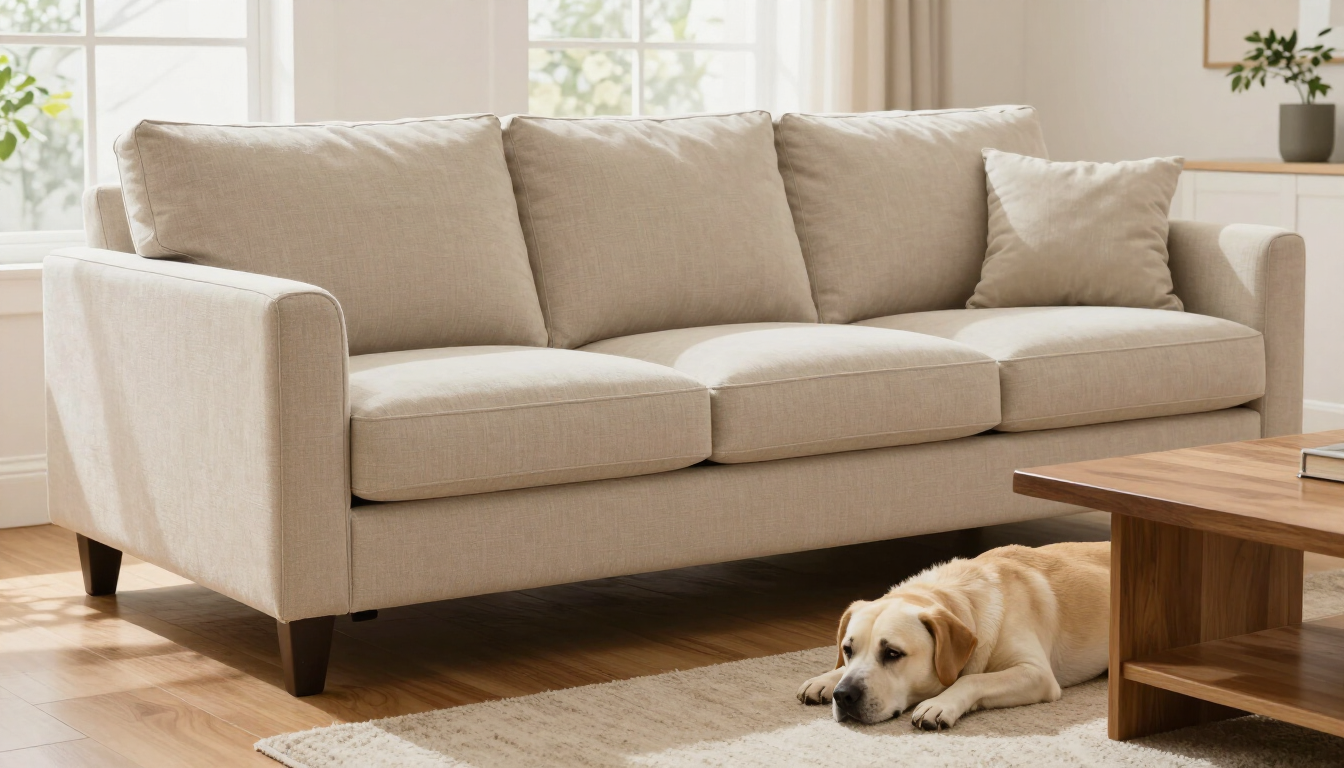 Cómo eliminar el olor a perro del sofá