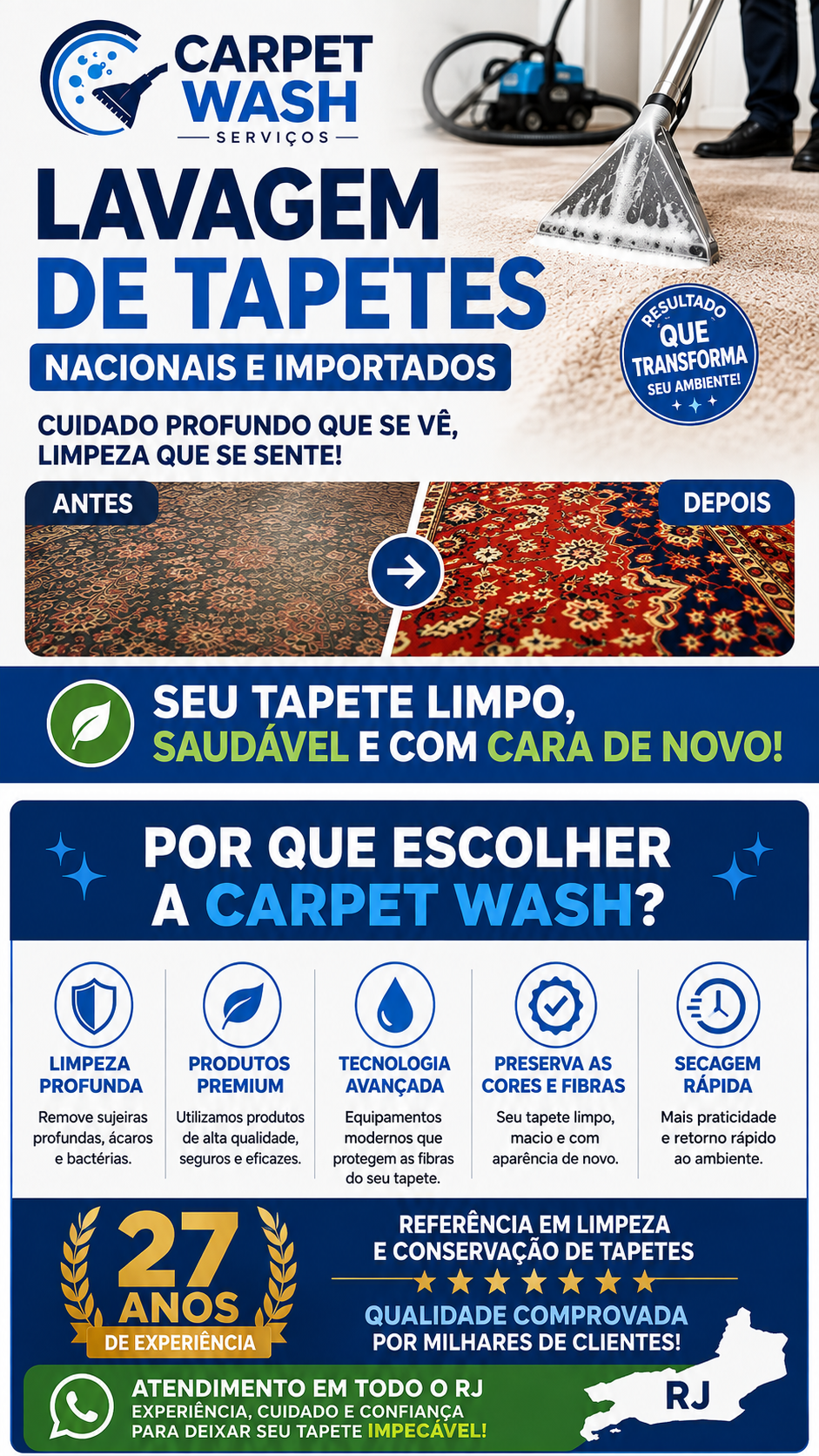 Lavagem de Tapete
