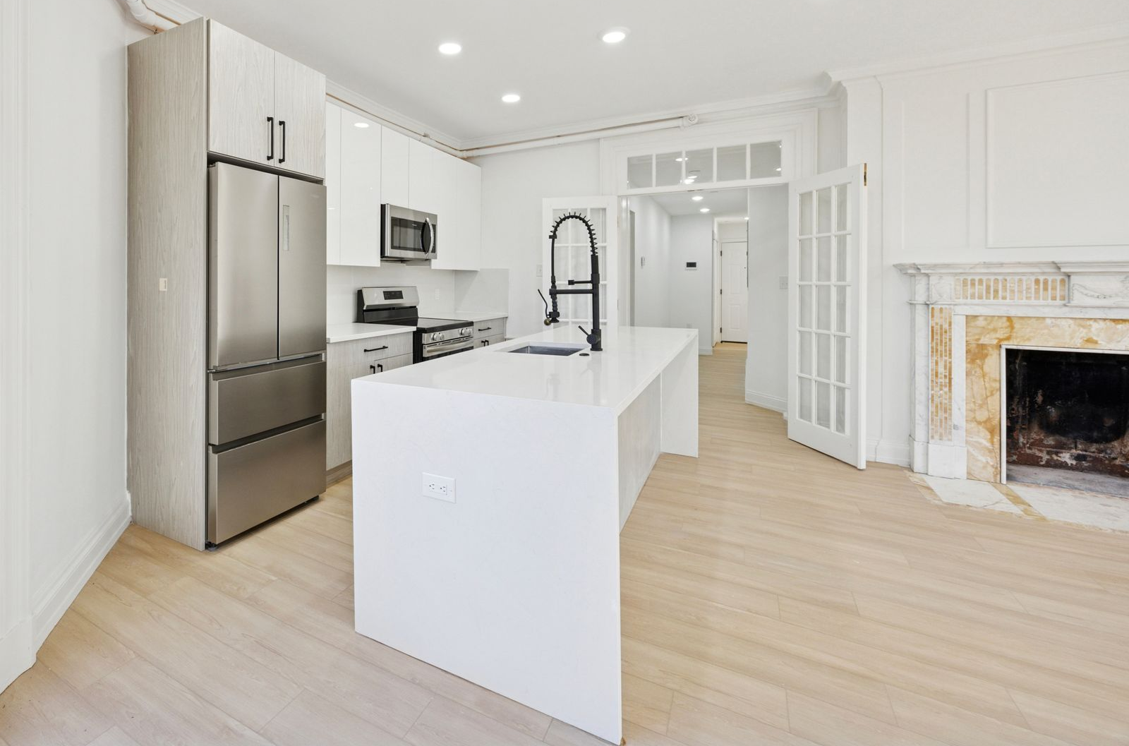 Modern kitchen with [feature] at [address] apartment in West Philadelphia
