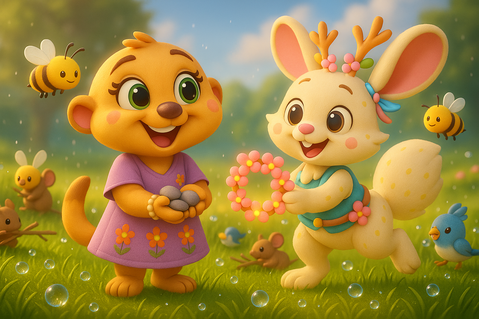 Illustration for Marzi and Petalhop