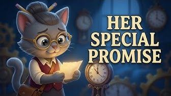 YouTube thumbnail for The Cat Who Kept a Promise, a TinyTales Nightfall bedtime story for kids.