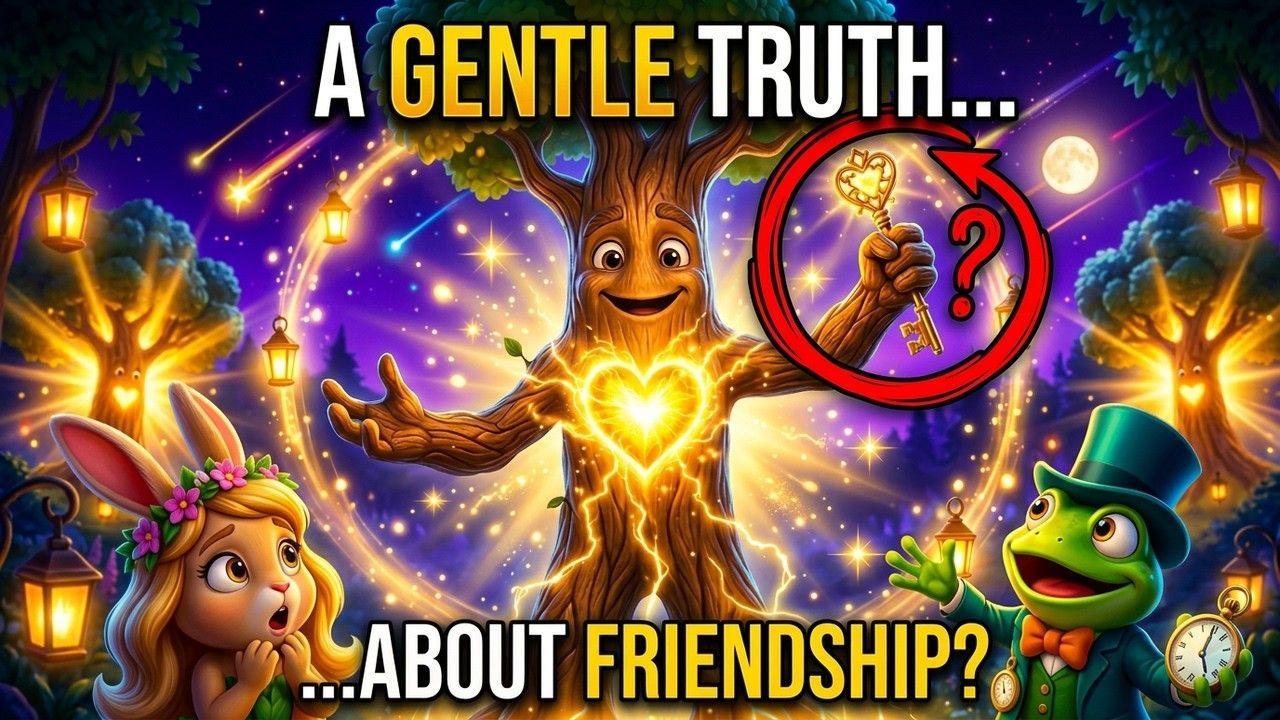 YouTube thumbnail for The Truth That Hurt, a TinyTales Nightfall bedtime story for kids.