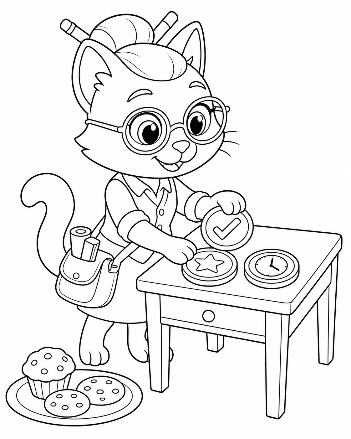 Thumbnail for Cordelia's Calm Choice, a TinyTales Land self discipline coloring activity.
