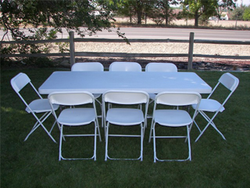 Round Table With Black Tablecloth
