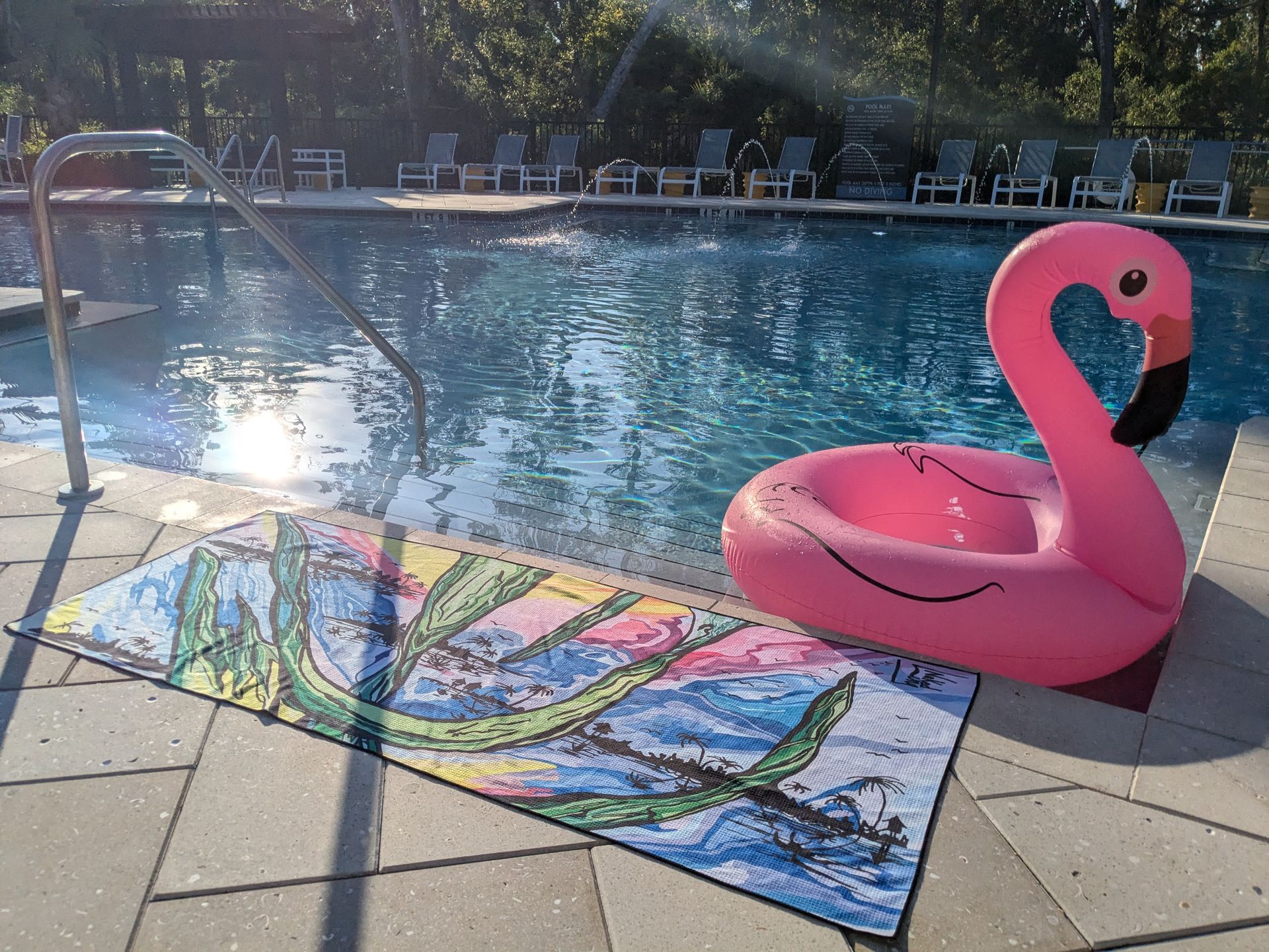 Indian River Lagoon Beach & Yoga Towel