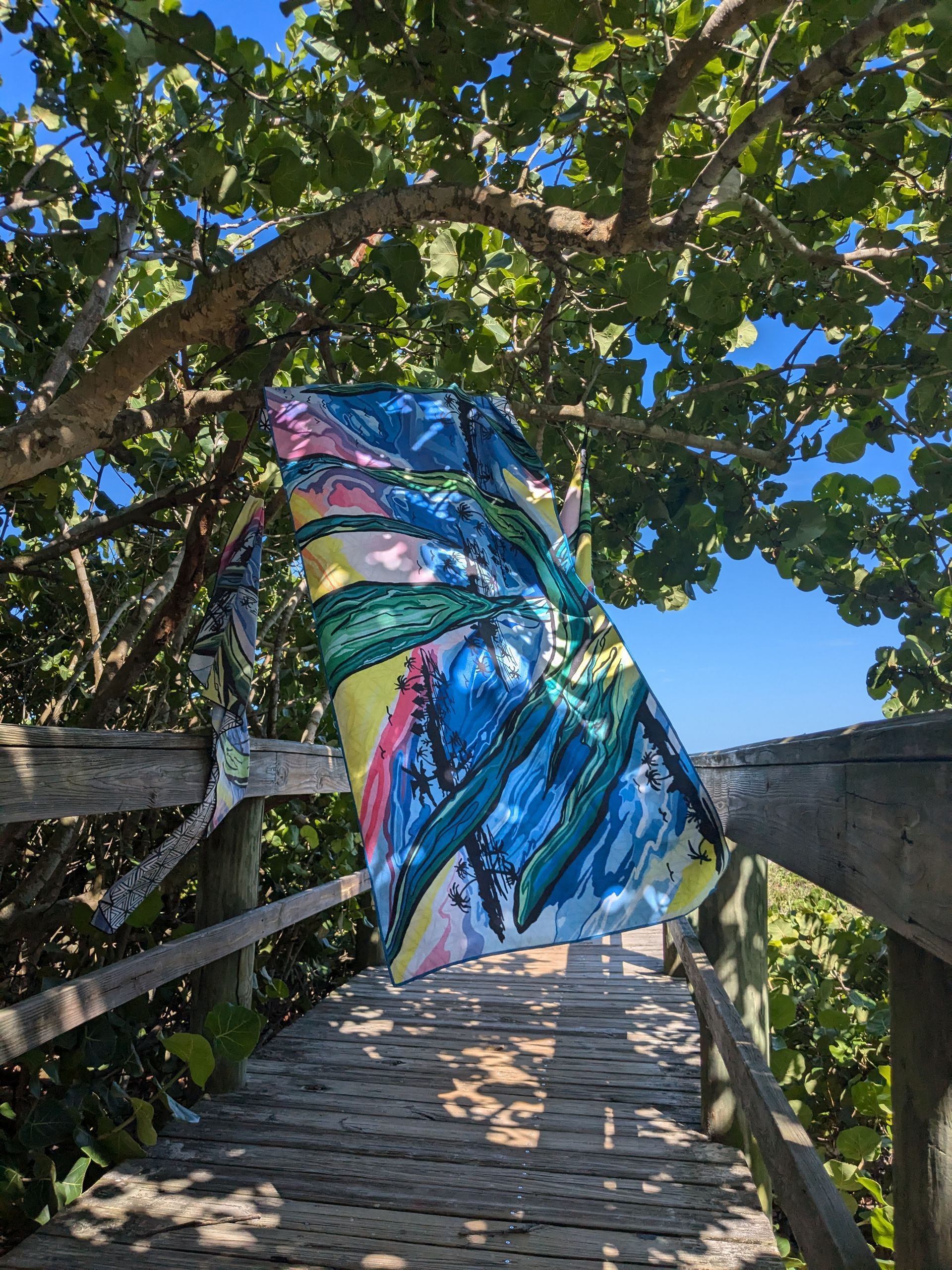 Indian River Lagoon Beach & Yoga Towel