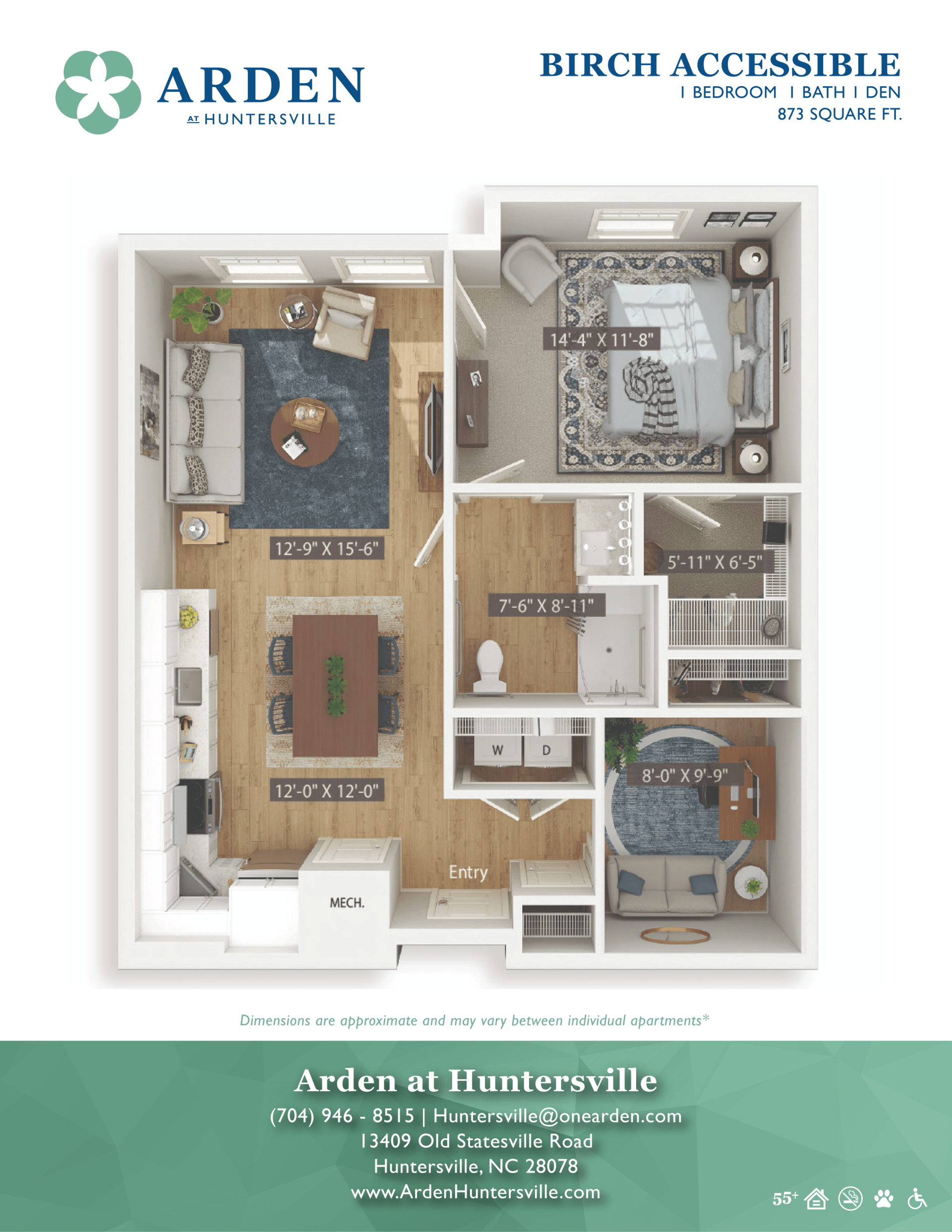 Floor Plans Arden at Huntersville Huntersville, NC