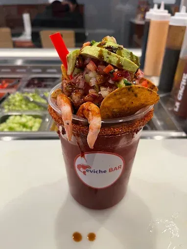 cocktail from ceviche bar