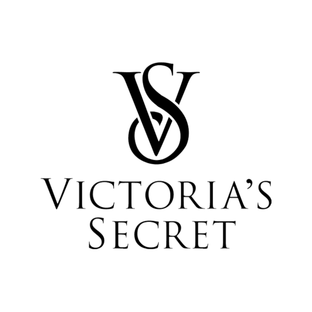 The logo for victoria 's secret is black and white.