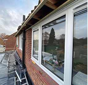 UPVC double glazed window