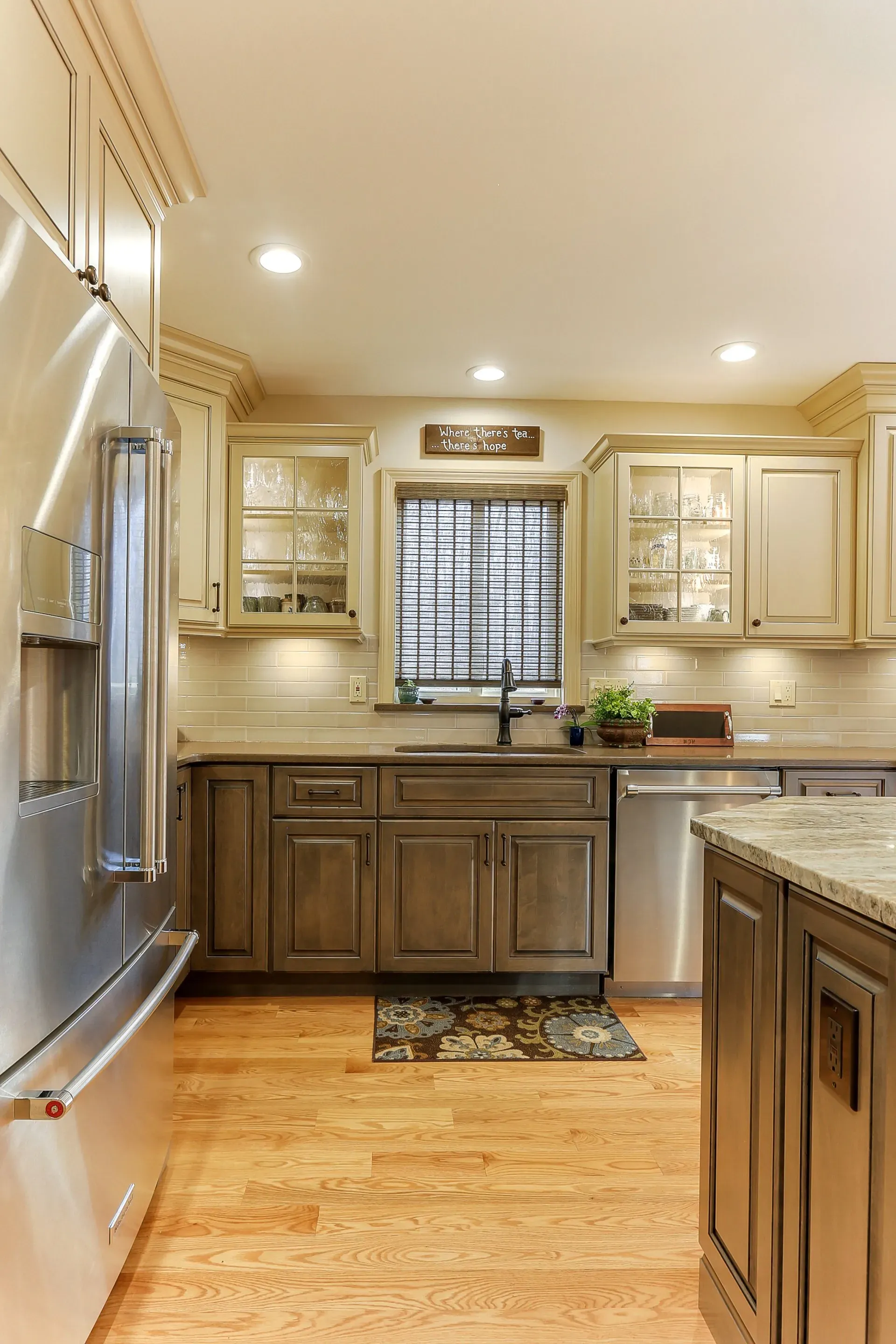 Modern Kitchen with Cabinets — Marlborough, CT — Kitchen Living