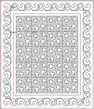 Edge to Edge with Border Quilt