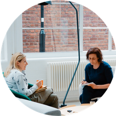 Two People Coaching