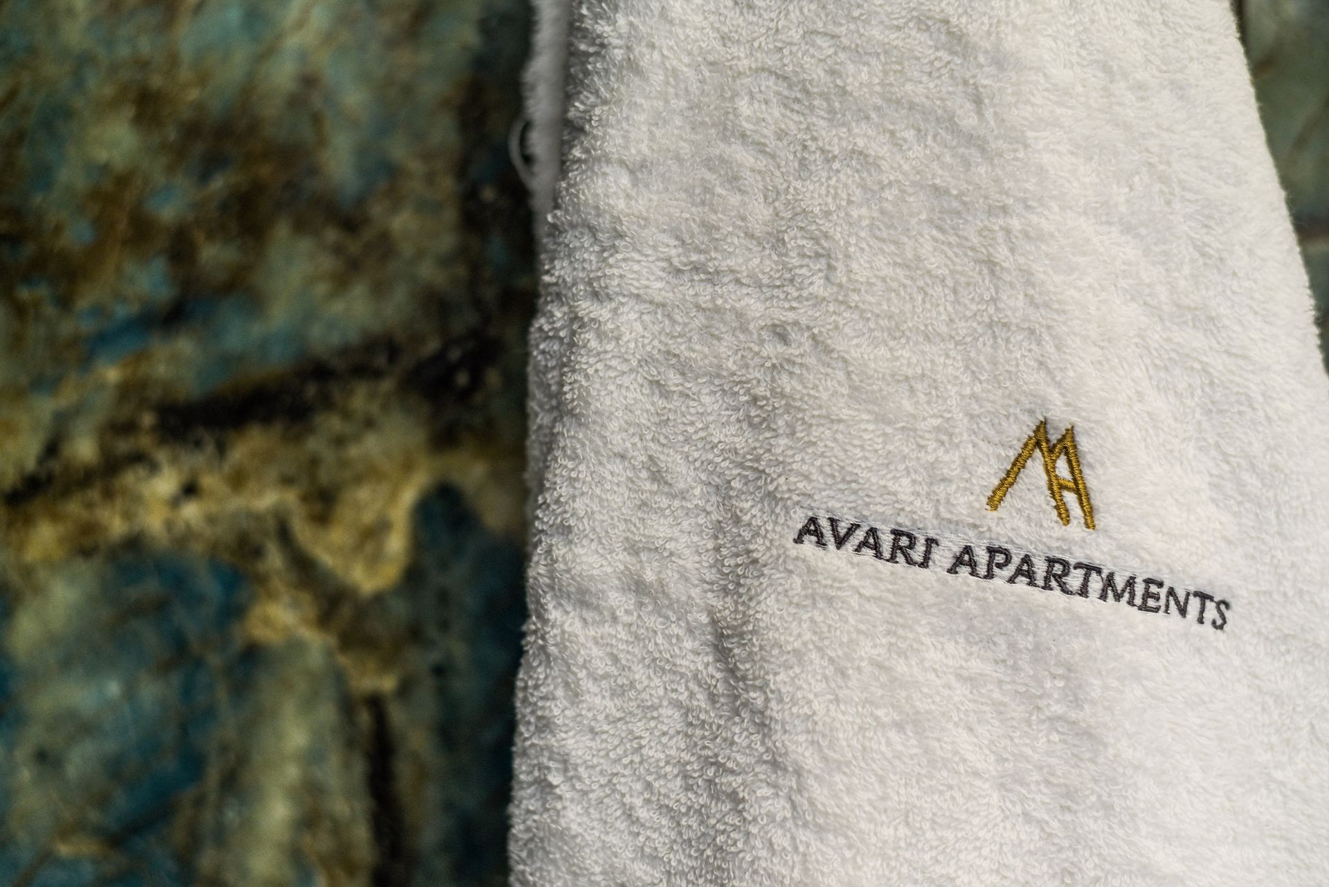 White towel with