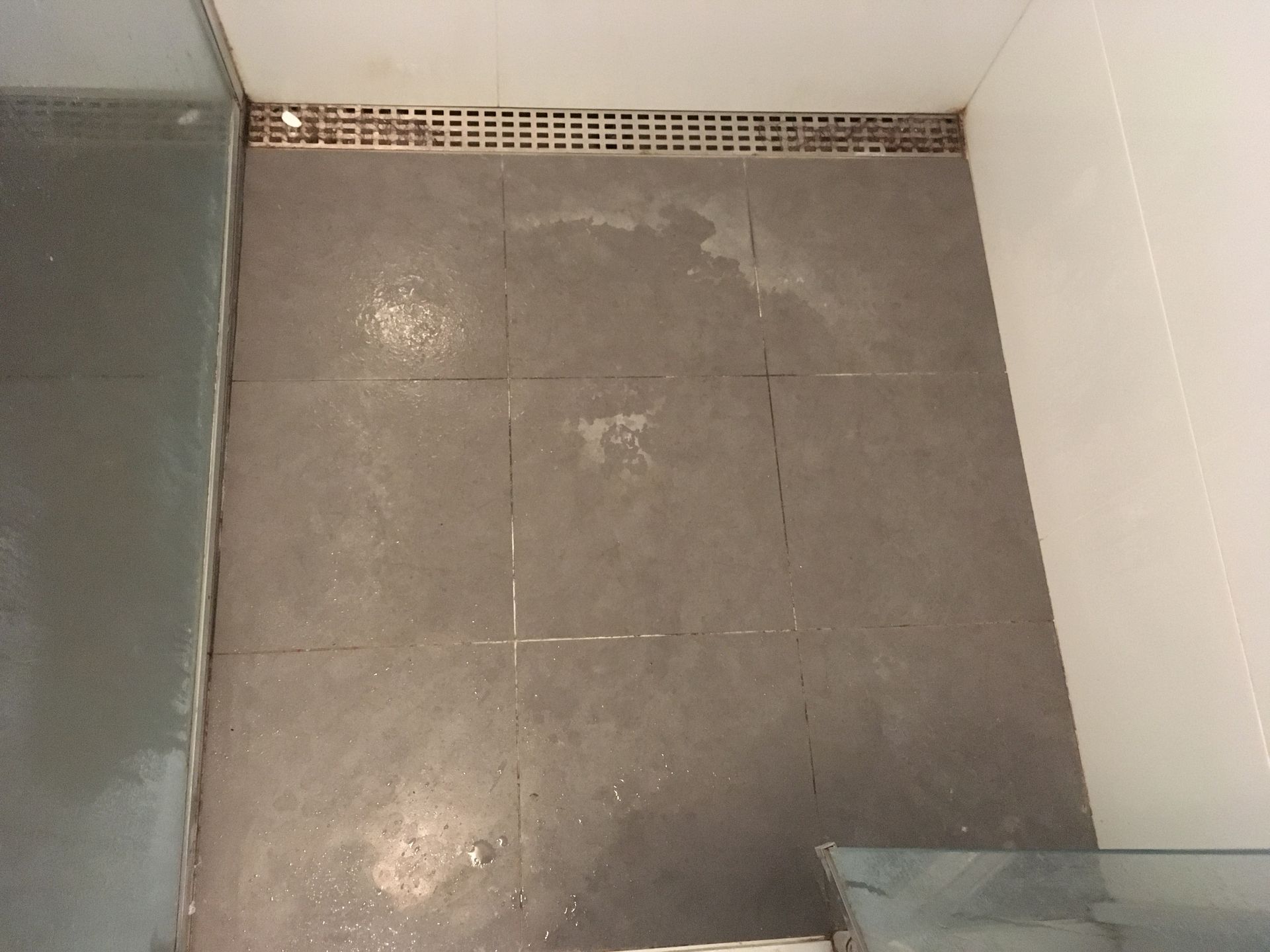 shower booth-before