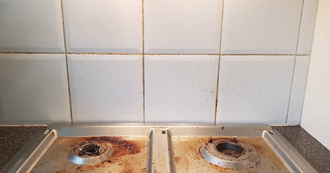stove cleaning-before