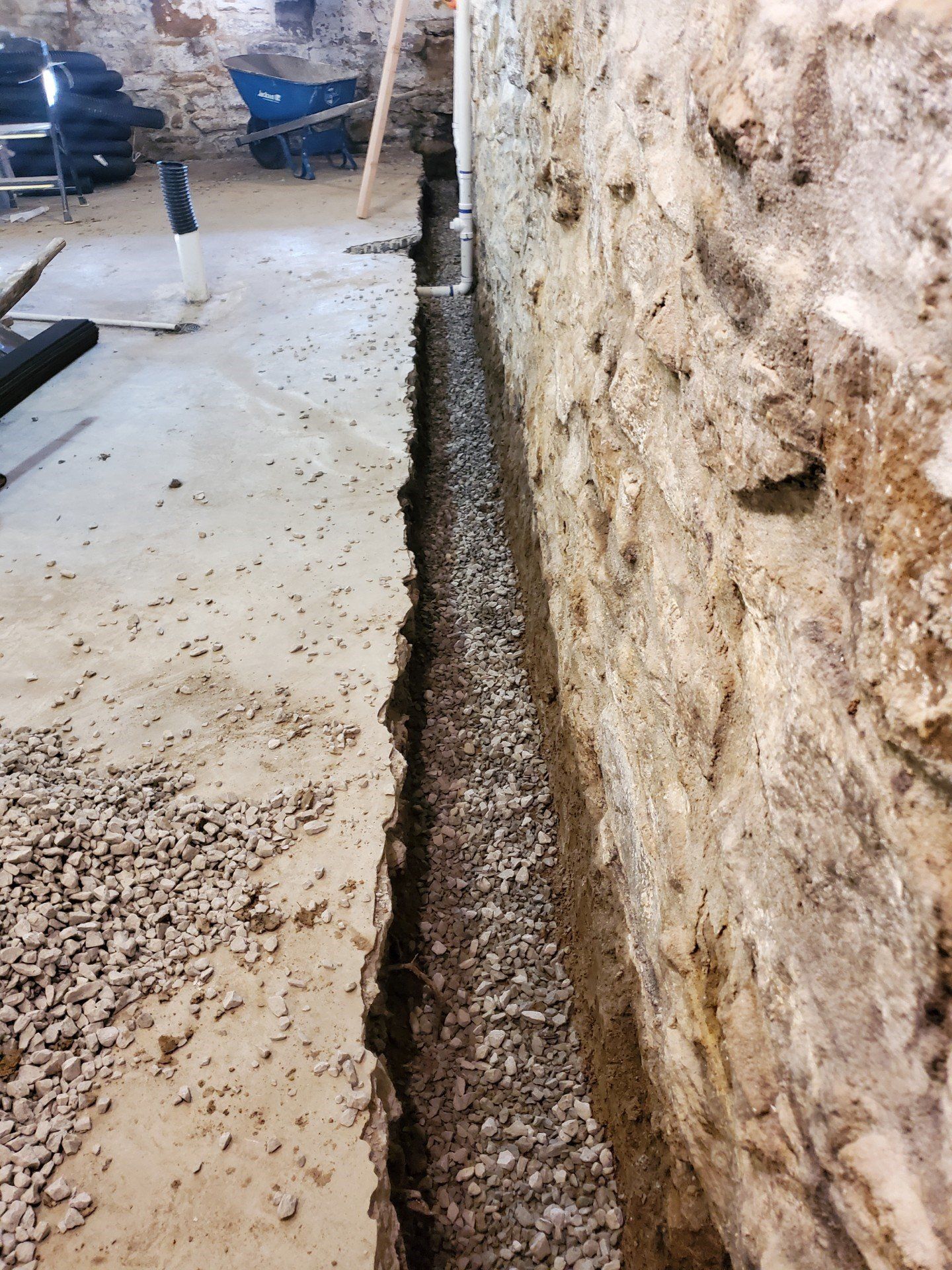 Installing New Pipeline — Kansas City, KS — Glenn Marsee & Son Foundation Repair Inc.