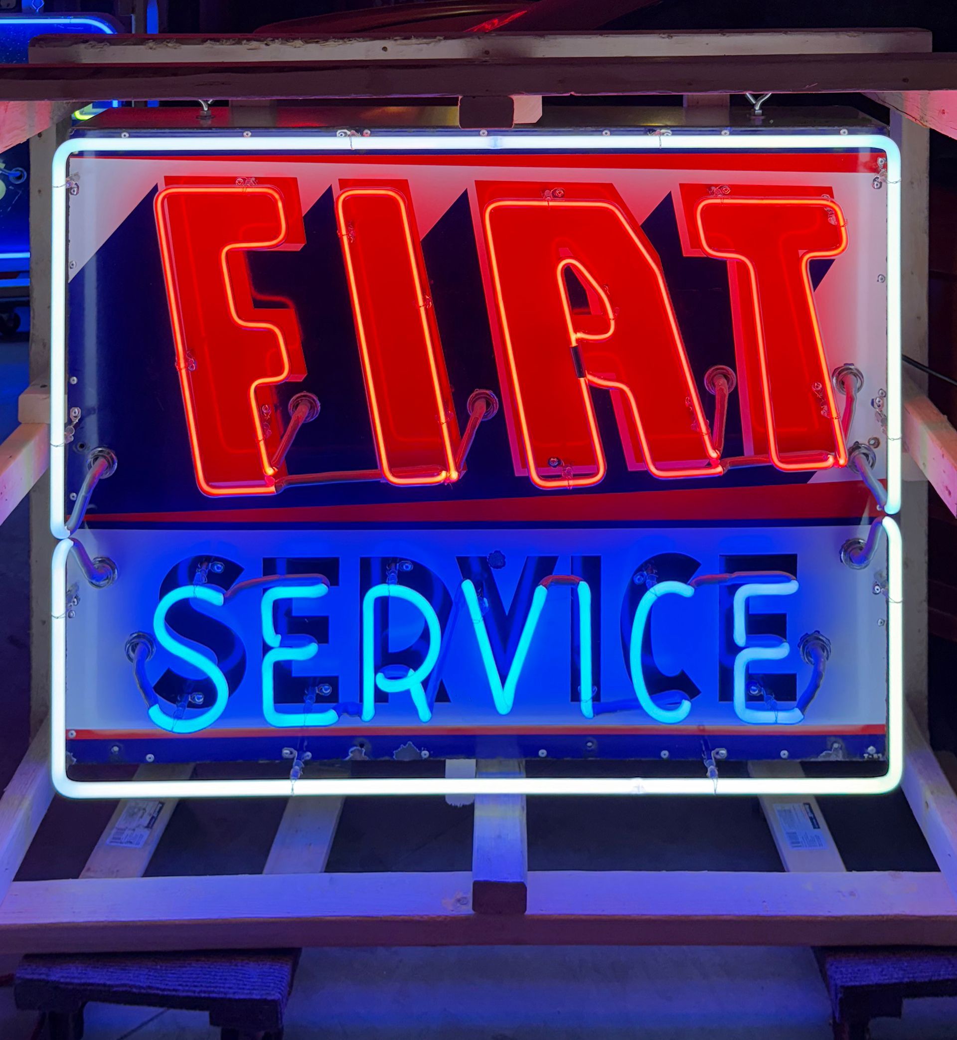 Neon sign: 