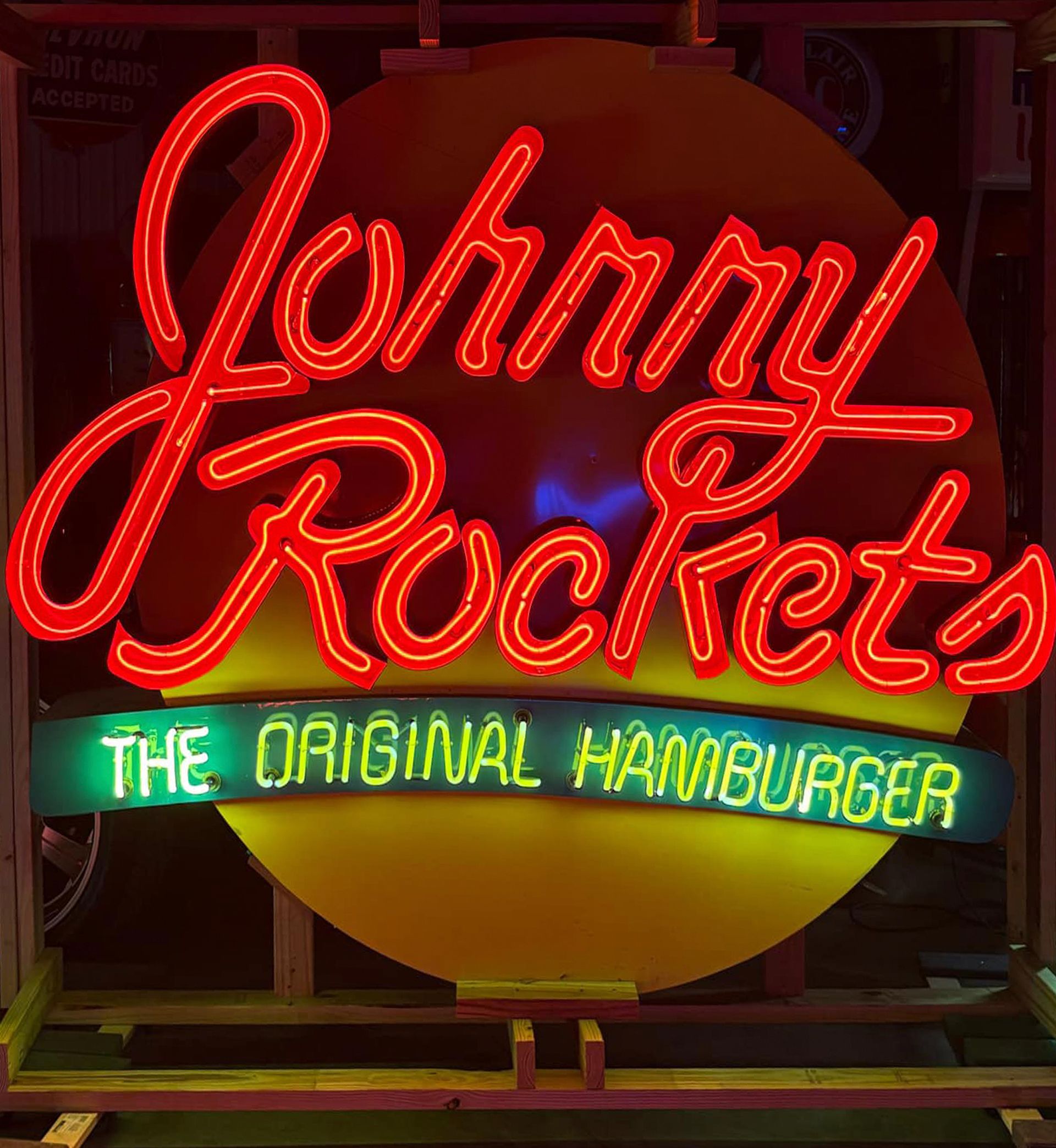 Jognny Rockets Sign Gallery of Authentic Original Porcelain Advertising Signs | Sign Vault