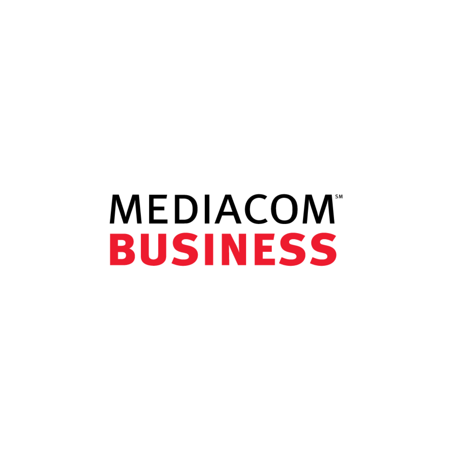 The Mediacom Business logo features
