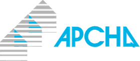 Un logo pour apcha avec un triangle au milieu