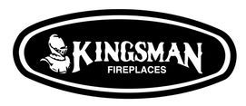 Un logo noir et blanc pour la cheminée Kingsman.