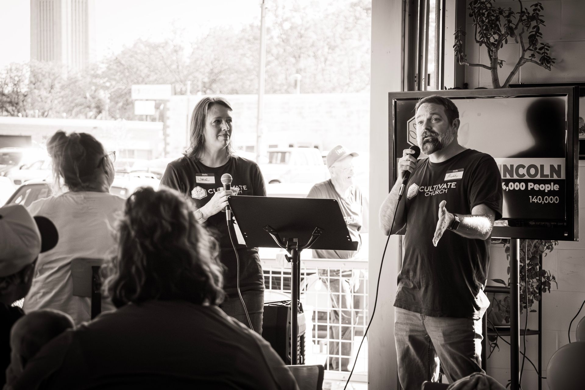 Community gathering hosted by Cultivate Church