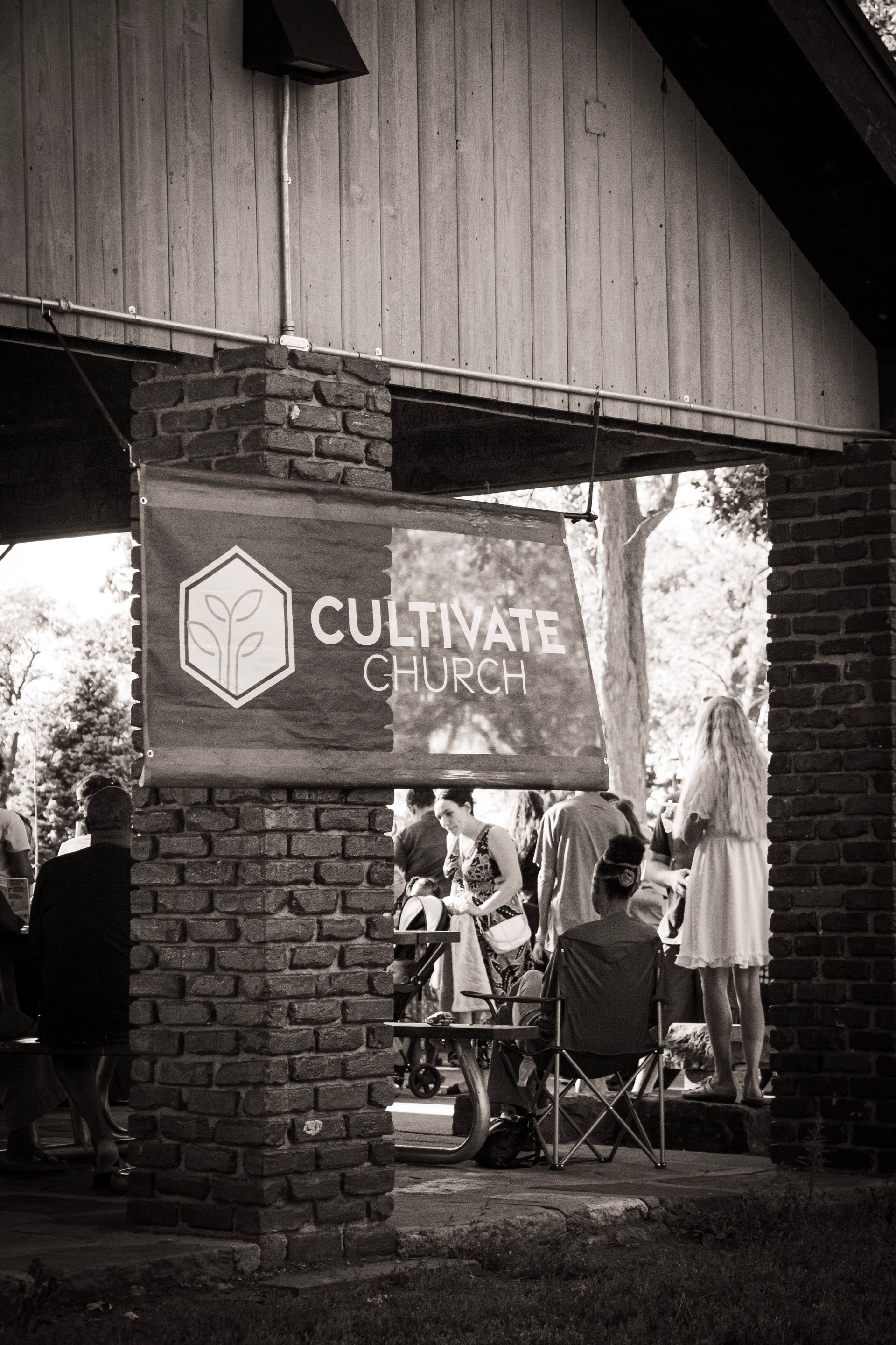 Community gathering hosted by Cultivate Church