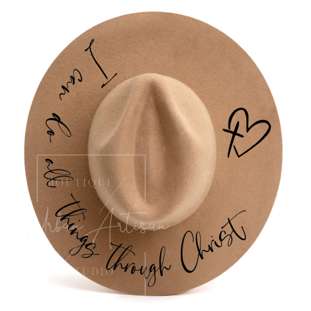A hat that says i can do all things through christ