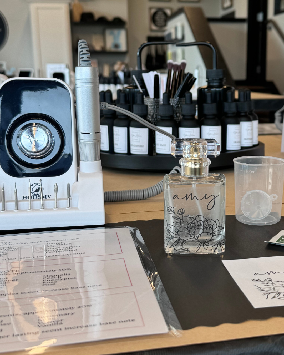 Perfume blending workshop