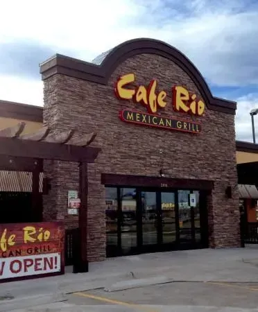 A restaurant called Cafe Rio Mexican Grill is open