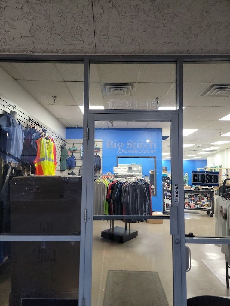 A Store with A Closed Sign on The Door — Tempe, AZ — Big Stitch Embroidery