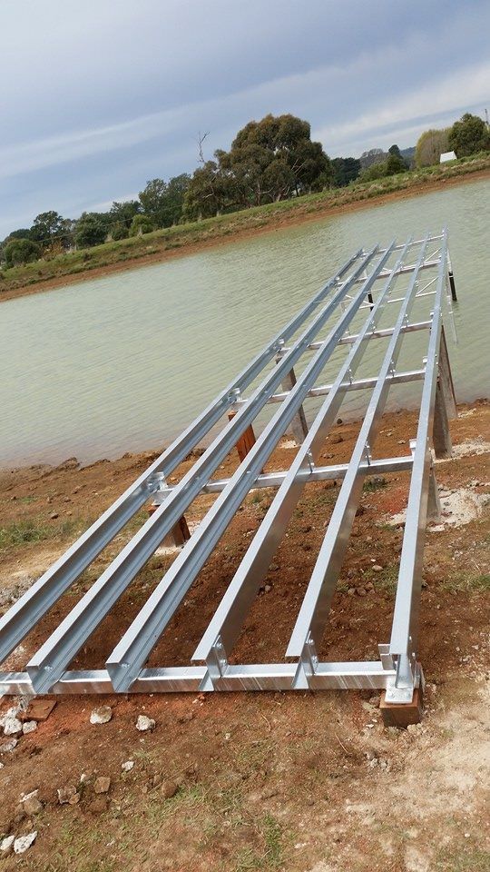 Metal Structure Near Lake — SPW Engineering & Powdercoating In Ballarat, VIC