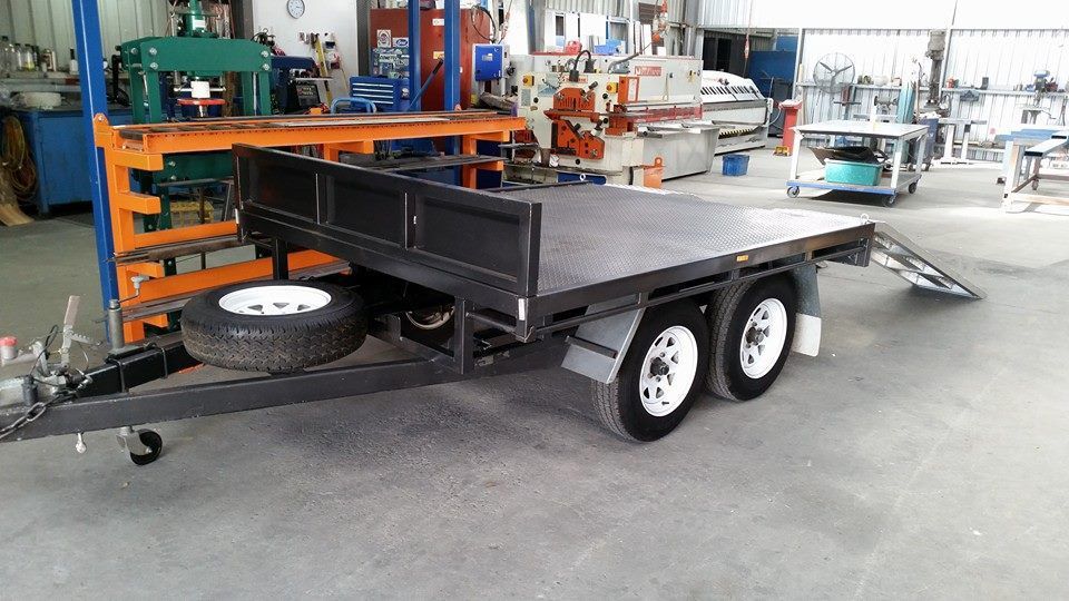Tray With Wheels — SPW Engineering & Powdercoating In Ballarat, VIC