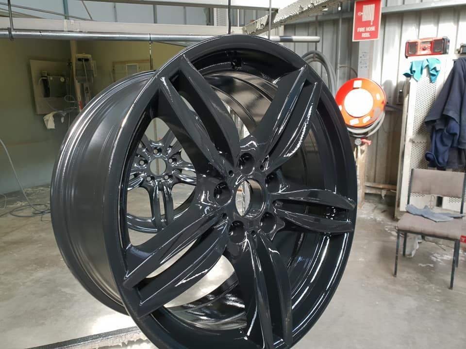 Powder Coated Wheel Alloy — SPW Engineering & Powdercoating In Ballarat, VIC