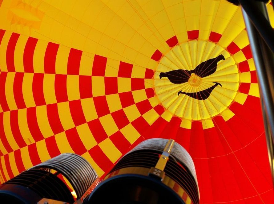Unsere Ballonhüllen von innen Ballonfahrten München, Chiemsee, Miesbach, Rosenheim, Ebersberg, Chiemgau.