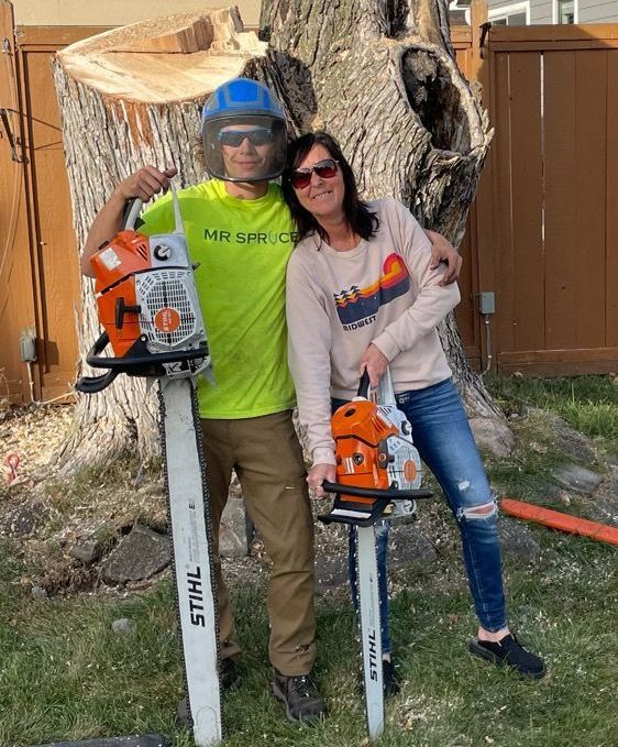 Lot Clearing Using Vehicle — Ankeny, IA — Mr. Spruce Hill Tree Service LLC
