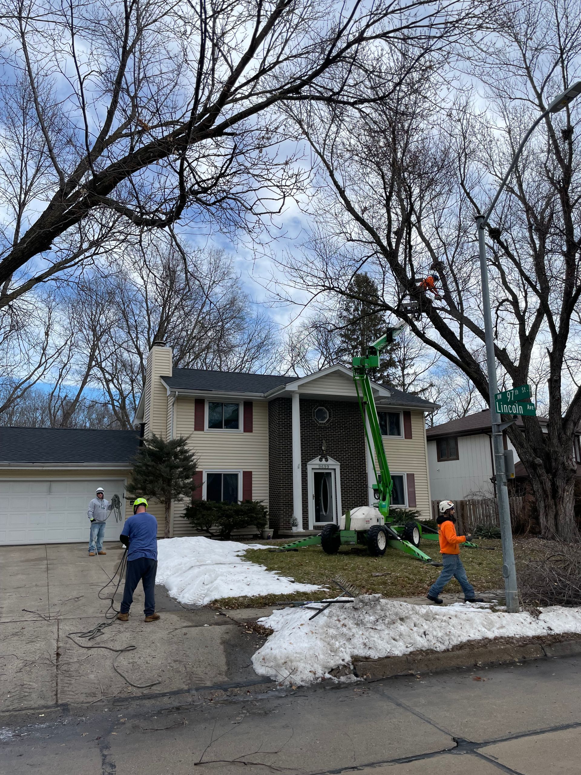 Snowy — Ankeny, IA — Mr. Spruce Hill Tree Service LLC