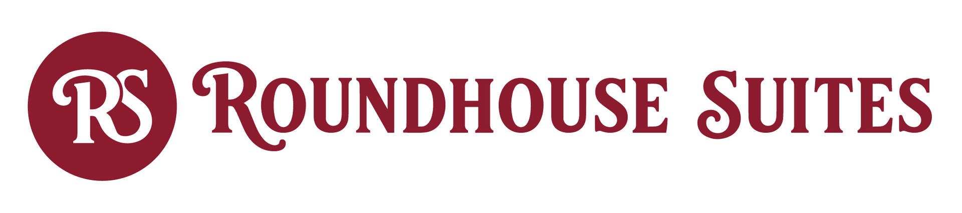 Beachside Resort Roundhouse Suites logo in red text with RS monogram on a white background